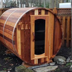 Barrel Sauna 6’x4′